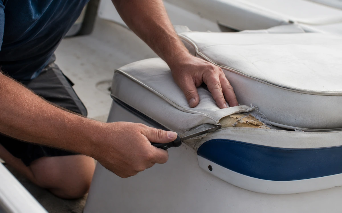 Boat seat repair contractor